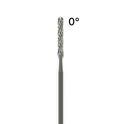 Fresa in carburo di tungsteno per la tecnica di fresaggio manuale - TAGLIO INCROCIATO DENTATURA GROSSA
