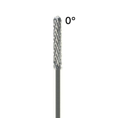 Tungsten carbide milling cutter for manual milling technology - COARSE TOOTH CROSS-CUTTING