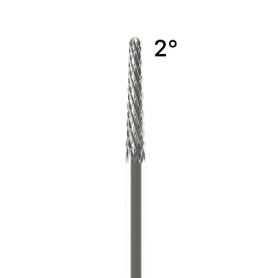 Tungsten carbide milling cutter for manual milling technology - COARSE TOOTH CROSS-CUTTING