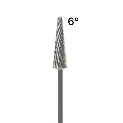 Tungsten carbide milling cutter for manual milling technology - COARSE TOOTH CROSS-CUTTING