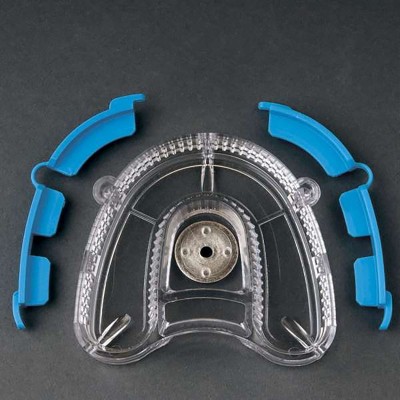 Bafix System - Transparent base with plaster attachment of the articulator with magnet